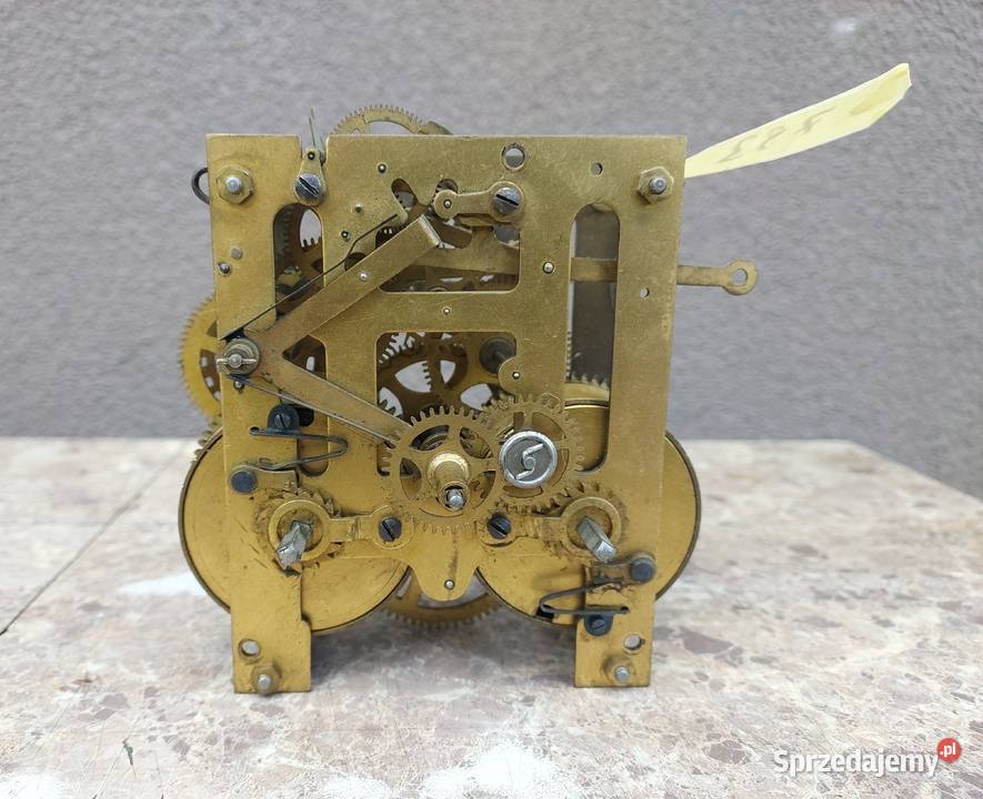 783 Mechanizm starego zegara ściennego HAU pomorskie