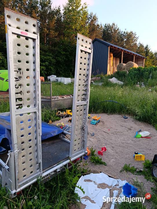 Przyczepa WIOLA laweta do mini koparki Suwałki