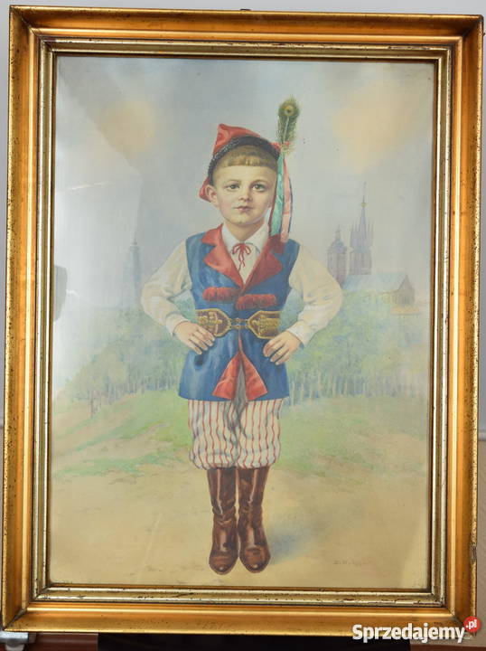 chłopiec w stroju ludowym świętokrzyskie Starachowice