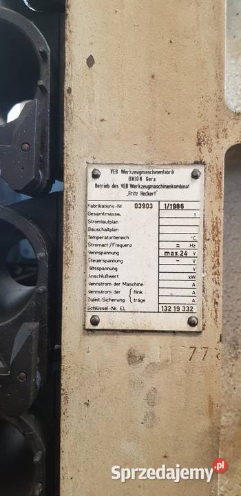 Wytaczarka pozioma UNION BFK 1101 Kraków