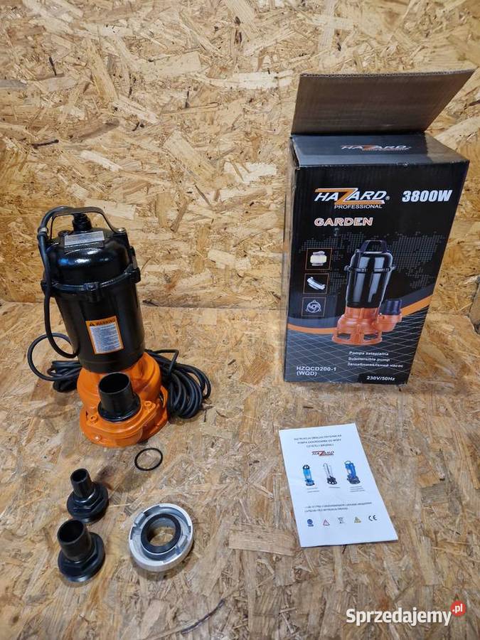 POMPA DO SZAMBA WODY Z DODATKOWYM NOŻEM TNĄCYM Głogowa sprzedam