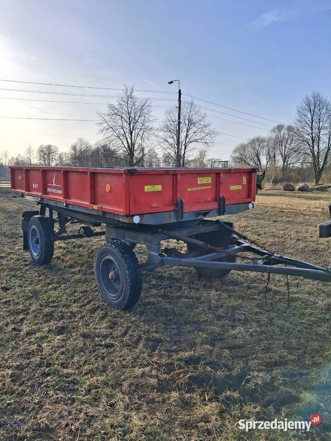 Przyczepa wywrotka d47 łódzkie Rzgów