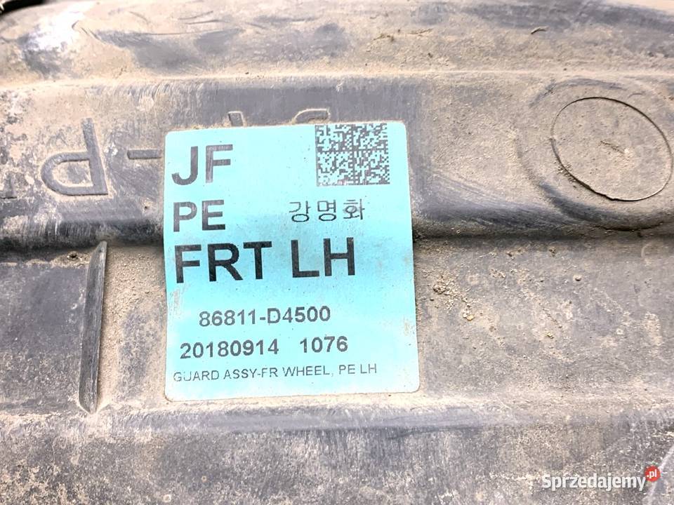 NADKOLE LEWY PRZÓD KIA OPTIMA 86811D4500 Kombi Nadkola sprzedam