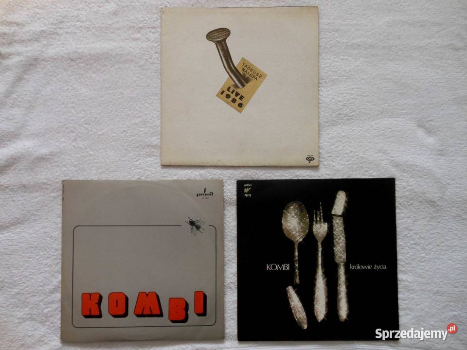 Fajne trzy polskie winyle Płyty i kasety