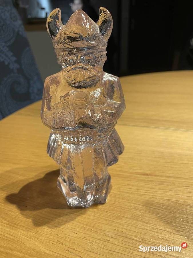 Viking szklany przycisk do papieru Pukeberg pomorskie Pruszcz Gdański