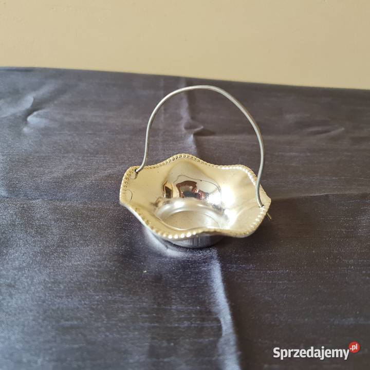 Mały koszyczek dekoracyjny metal Warszawa