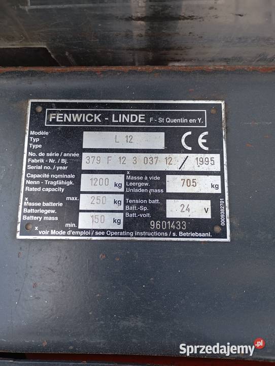 Wózek paletowy masztowy widłowy elektryczny Wózki widłowe Radzyń Podlaski