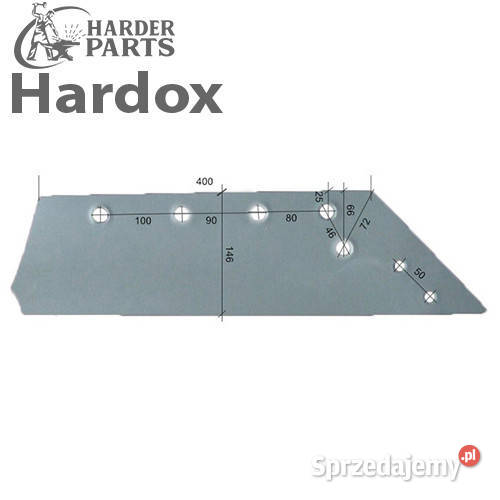 Lemiesz 14 HARDOX 173424P do pługa GREGOIRE