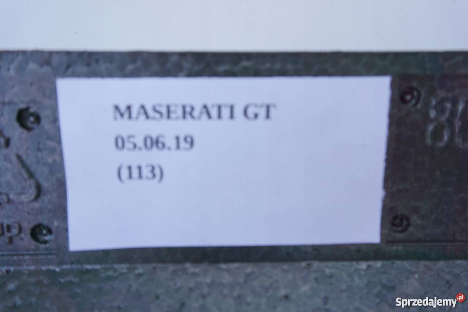 STYROPIAN WYPEŁNIENIE MASERATI GRANTURISMO Nowy Tomyśl