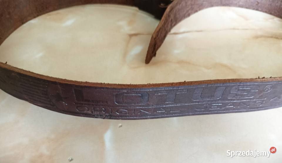Pasek skóra Lotus Origianl Jeans z PRL