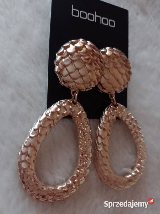 Długie Ekskluzywne Kolczyki wieczorowe z Londynu Dodatki małopolskie sprzedam