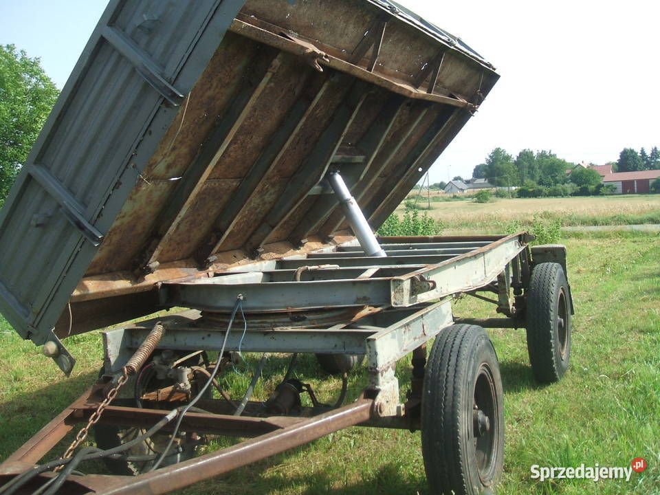 Przyczepa wywrotka 3 strony D47 ładowność 45 t Lublin sprzedam