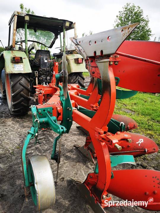 Pług Kverneland Em 85 3 skibowy obrotowy resor wielkopolskie