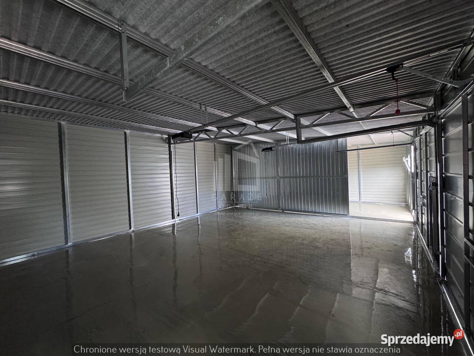 Garaż blaszany 10x3m 2x brama drzwi 2x okno Toruń