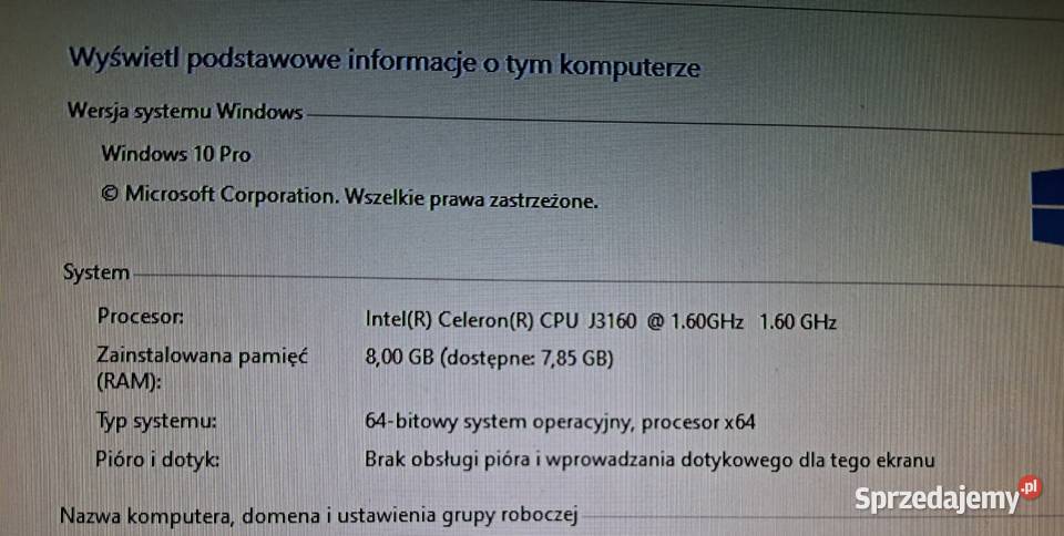 Komputer Gigabyte GBBACE3160 CELERON 8GB RAM Kraków