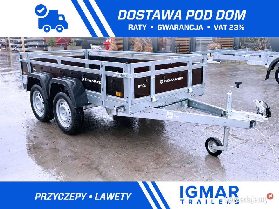 Przyczepka samochodowa burty sklejka TEMARED burtowe Do samochodów osobowych Piotrków Trybunalski sprzedam