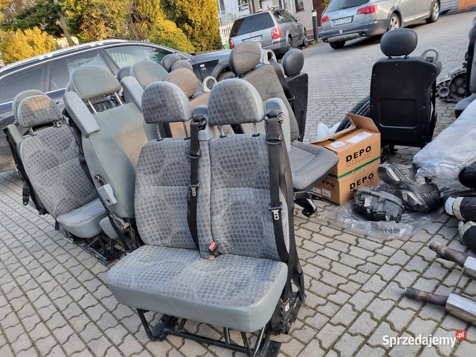 Ford Tranzit Fotele Kanapy Przod Tył pojedyncze dostawcze Skawina