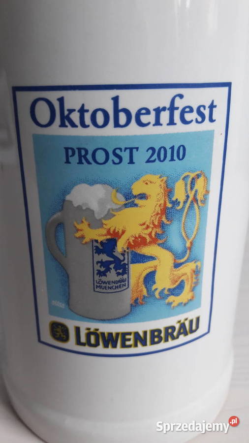 Kufel do piwa Oktoberfest Porcelana i szkło