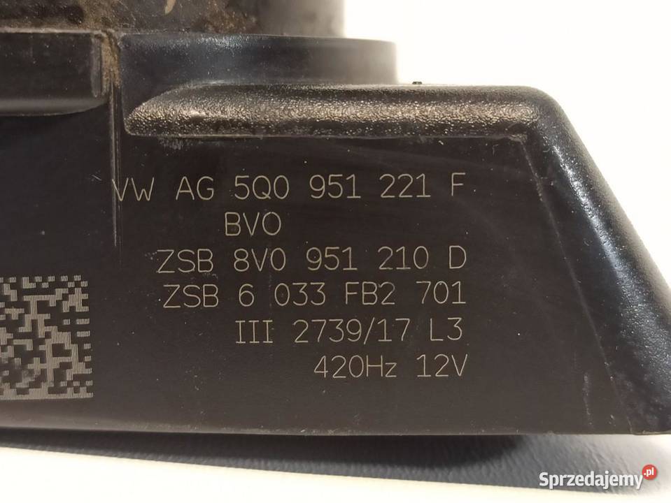 SEAT ARONA KLAKSON SYGNAŁ DŹWIĘKOWY 5Q0951221F