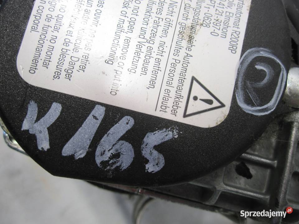 FIAT PUNTO EVO LIFT 13r pas bezpieczeństwa prawy Pasy bezpieczeństwa Kielce sprzedam