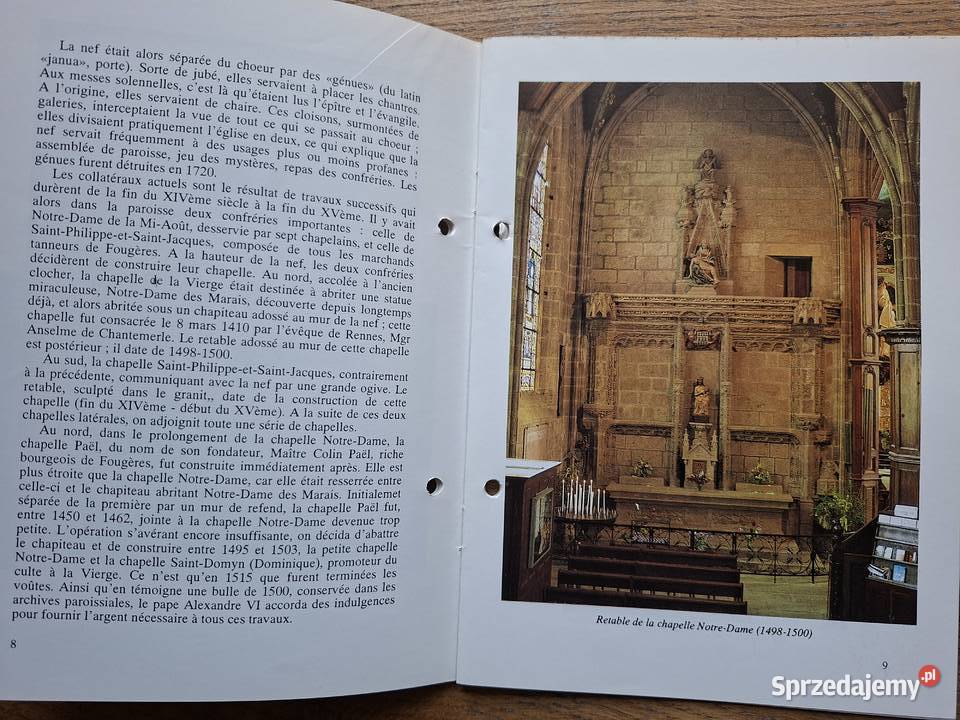 Francja SaintSulpice de Fougeres j francuski Kraków