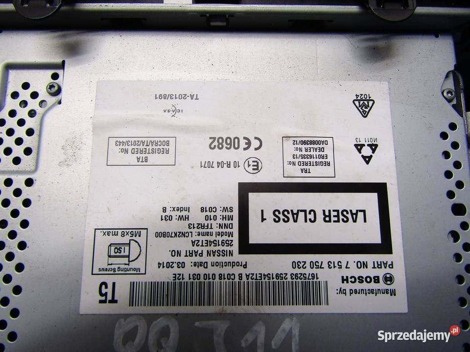 RADIO NAWIGACJA NAVI CD NISSAN QASHQAI J11 lubelskie