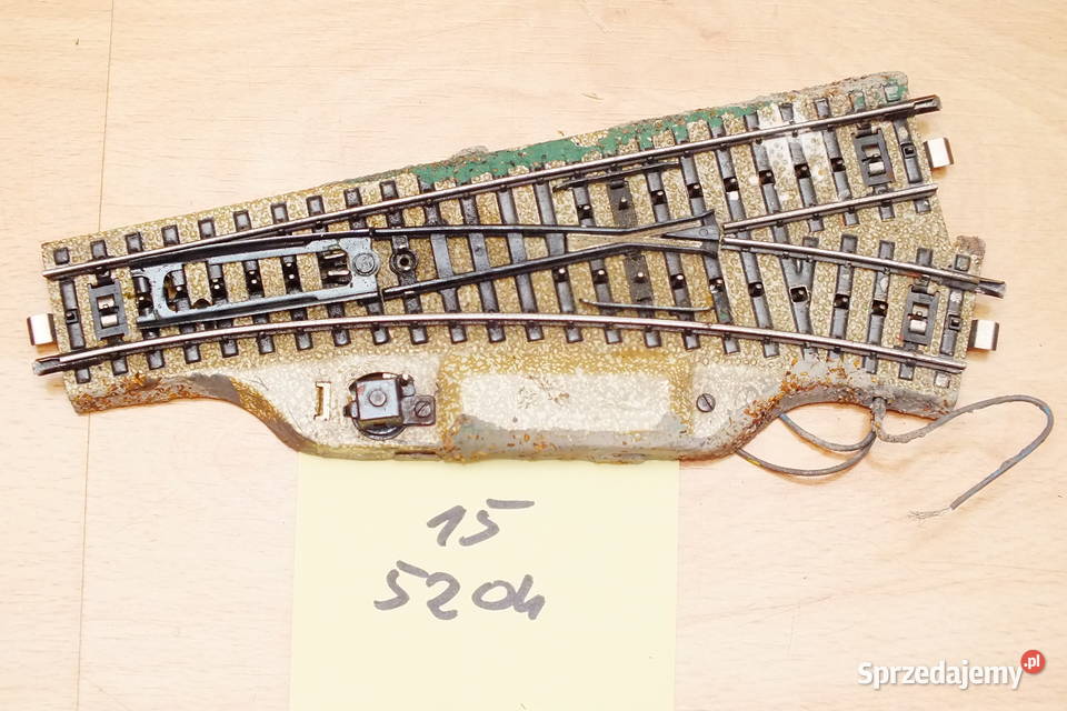 Marklin zwrotnica elektryczna 5204 skala H0 15 Antyki, Sztuka, Kolekcje Lubin sprzedam