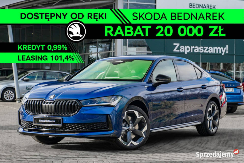 koda Superb Sportline 20 TSI 204 DSG IV 2023 Łódź