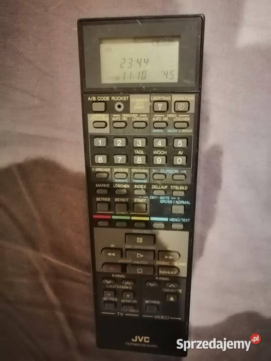 Pilot JVC PQ10884 oryginał VIDEO TV PQ 10884 dolnośląskie Legnica sprzedam