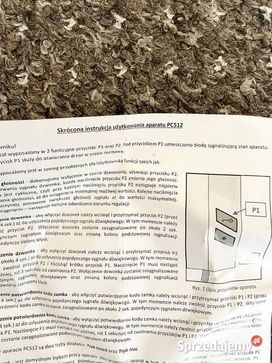 Sprzedam nowy analogowy domofon lokatorski Elektryka mazowieckie Warszawa
