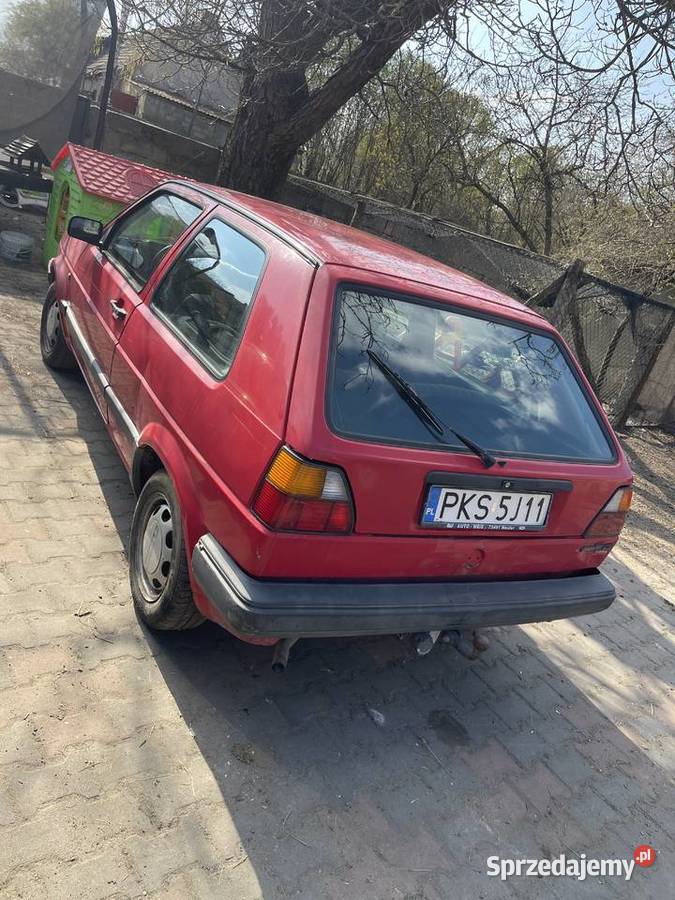 Volkswagen golf mk2 91r 13 Benzyna CL manualna Olszewo