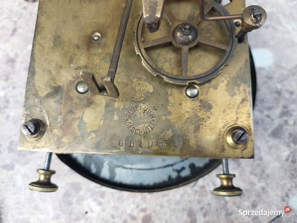 128 Stary zegar ścienny Kienzle mercury XIXw pomorskie Tczew