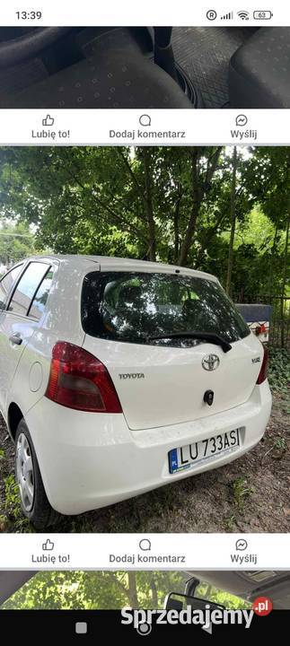 Toyota Yaris 10 2007r oszczędne auto 90KM Kulik