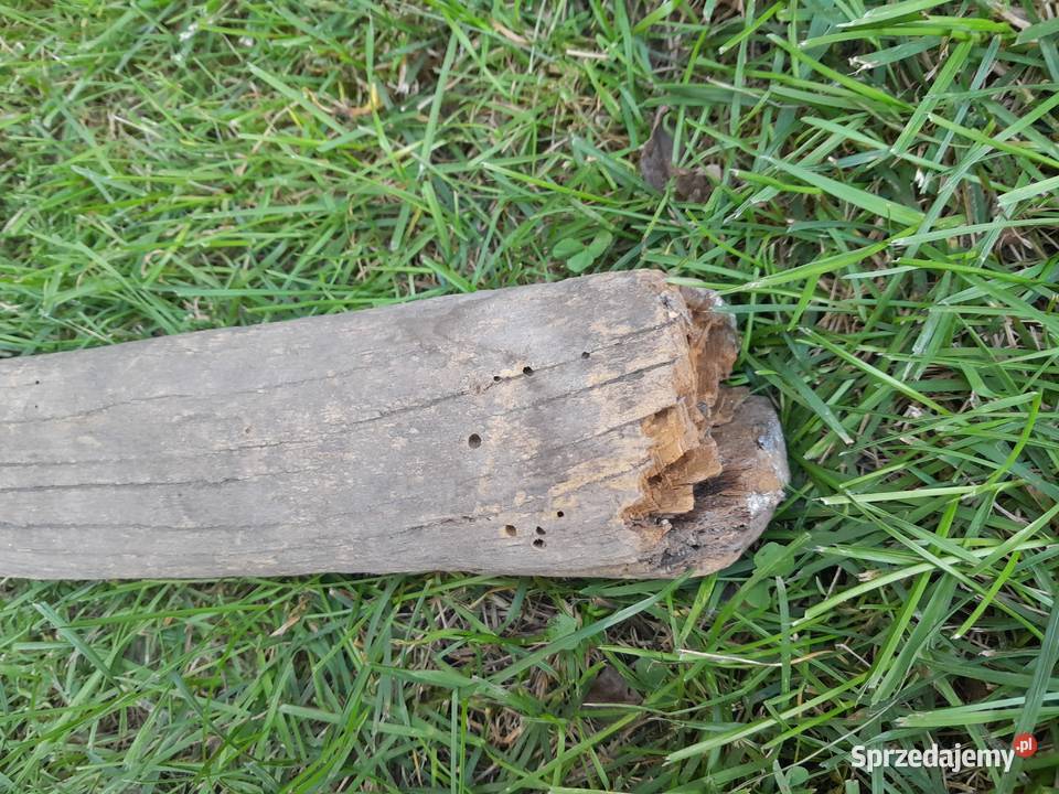 Stary zabytkowy drewniany orczyk stare drewno Dąbrowa Górnicza