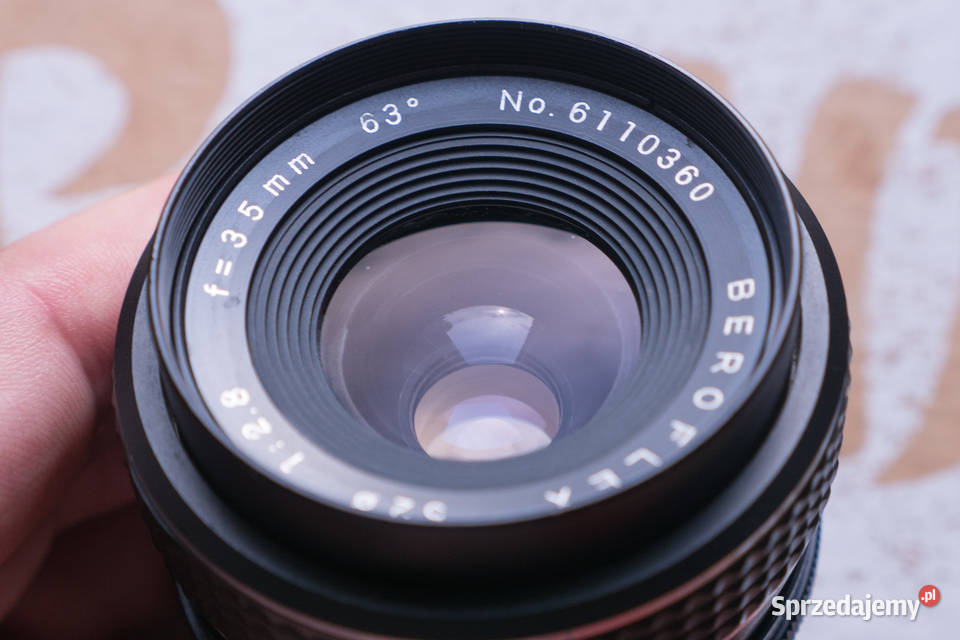 Obiektyw szerokokątny Exactar 35mm f28 M42 Obiektywy kujawsko-pomorskie Szramowo