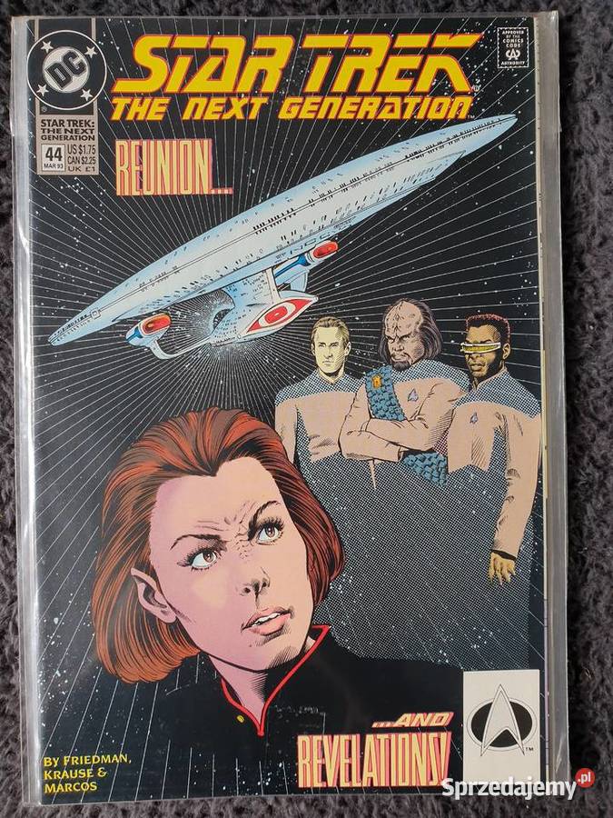 Star Trek The Next Generation 6 komiksów DC USA fantasy i s-f pomorskie