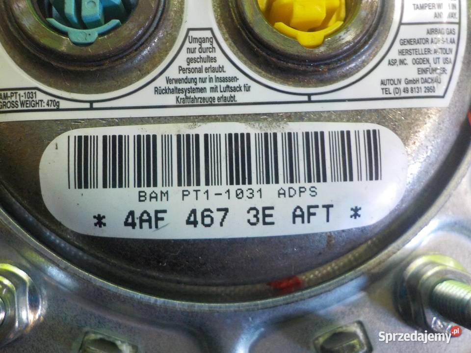 OPEL INSIGNIA A I LIFT 15r AIRBAG poduszka Suków