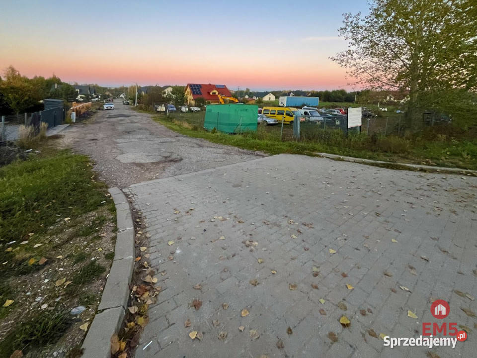 sprzedaży gruntu Choroszcz 2000m2 asfalt