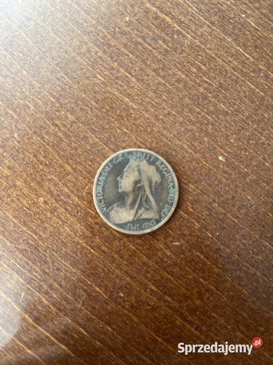 Moneta one penny z 1900 roku lubelskie Krasnystaw