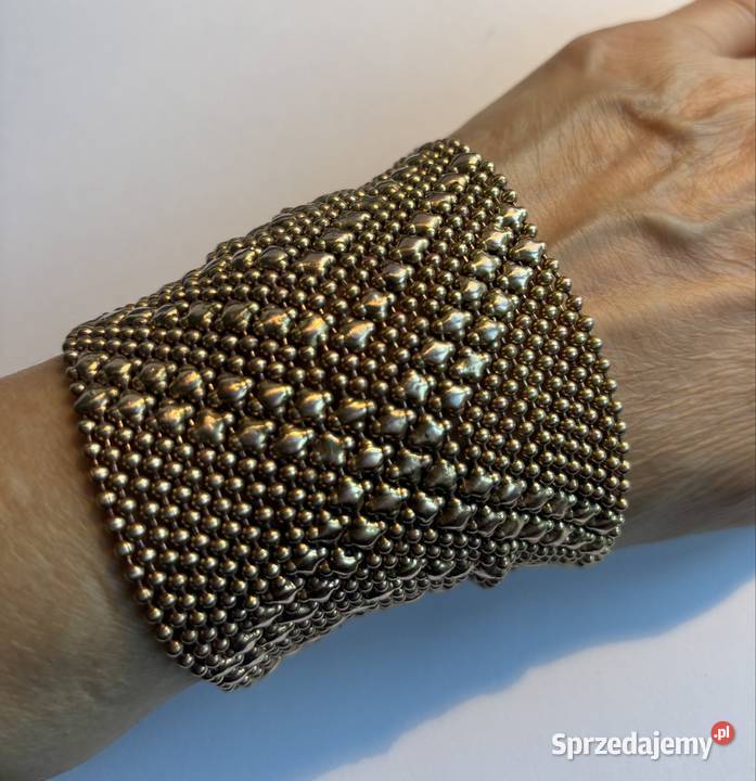Bransoletka koraliki z mosiądzu kujawsko-pomorskie Bydgoszcz sprzedam