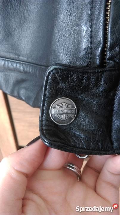 KURTKA SKÓRZANA HARLEYDAVIDSON L i XXL pomarańczowy Krosno