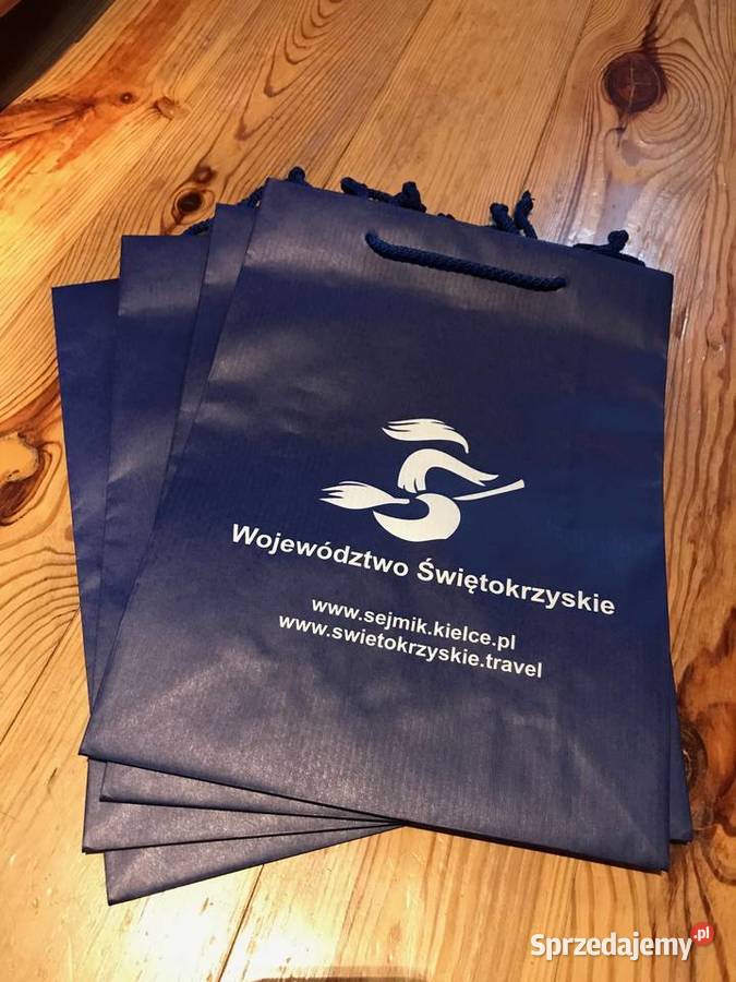 Torebka reklamówka z Babą Jagą Czarownicą Anty Kielce