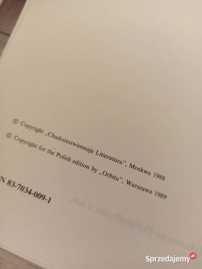 Sumienie Pieriestrojki ORBITA 1989