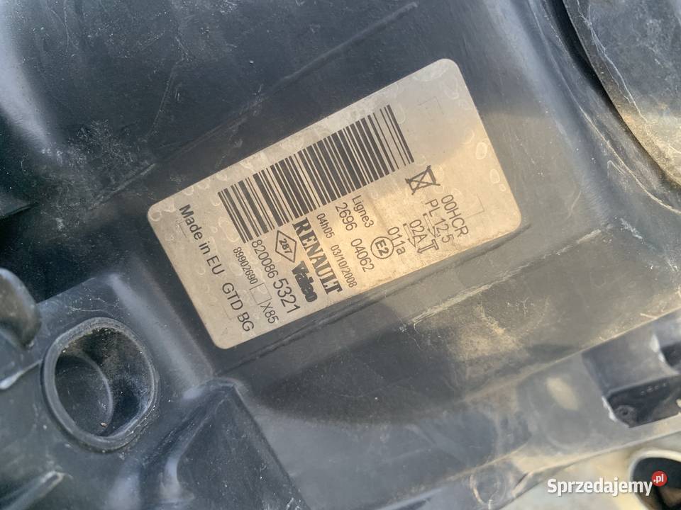 Reflektor Renault Clio 3 lewy Lampy przednie Puławy