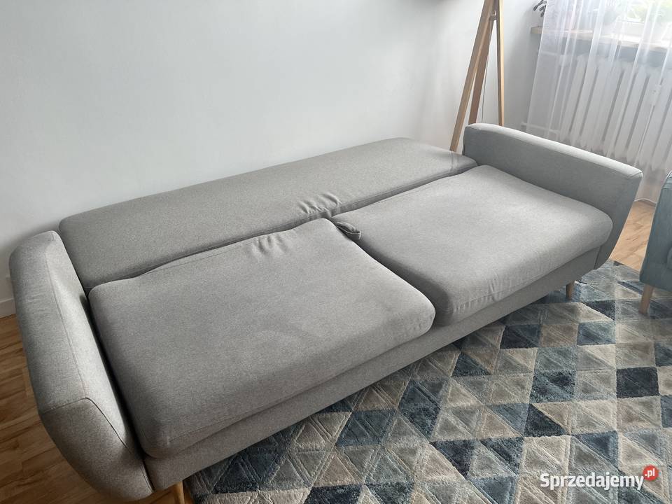 Sofa trzyosobowa z funkcją spania i pojemnikiem Sofy i kanapy śląskie