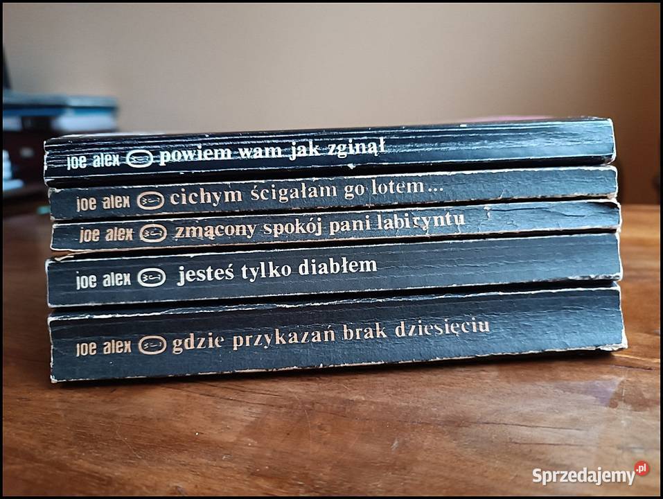 książki Joe Alex kryminały kpl 5x Tanio mazowieckie Warszawa