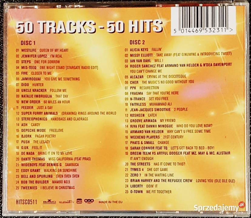 Podwójny Album 2XCD HITS 54 Największe Disco 40 kujawsko-pomorskie Grudziądz