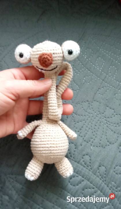 Sid wykonany na szydełku Łask