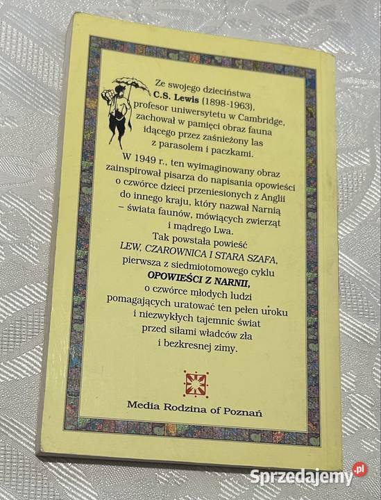 Opowieści z Narnii Lew czarownica i stara szafa miękka wielkopolskie Poznań