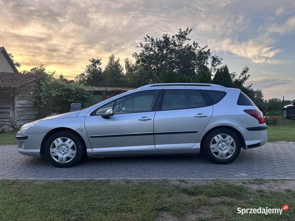 Peugeot 407 20 hdi 2005r srebrny 407 Morąg